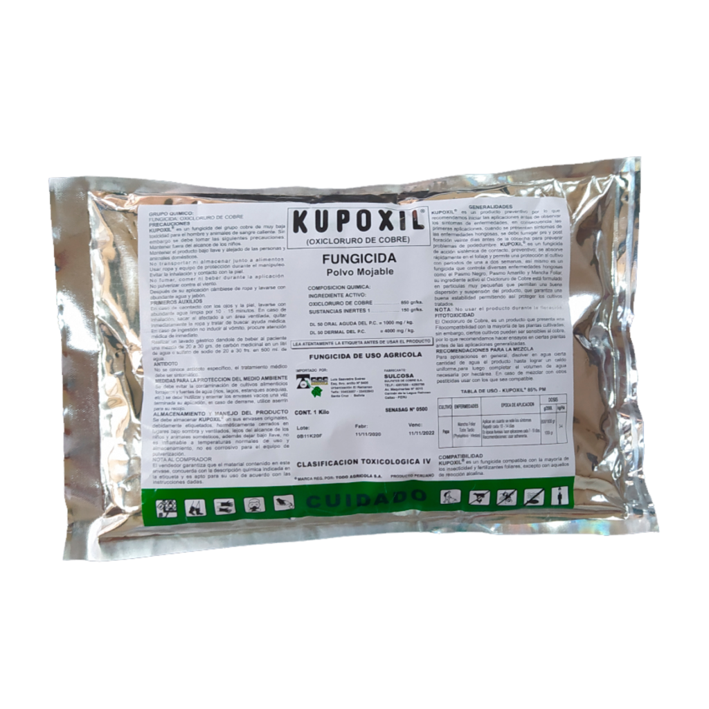 Envase de Kupoxil de 1 kg