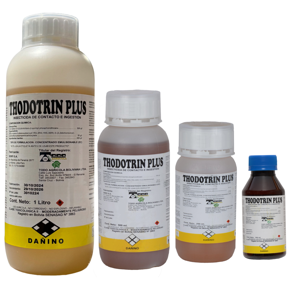Todos los envases de Thodotrin Plus