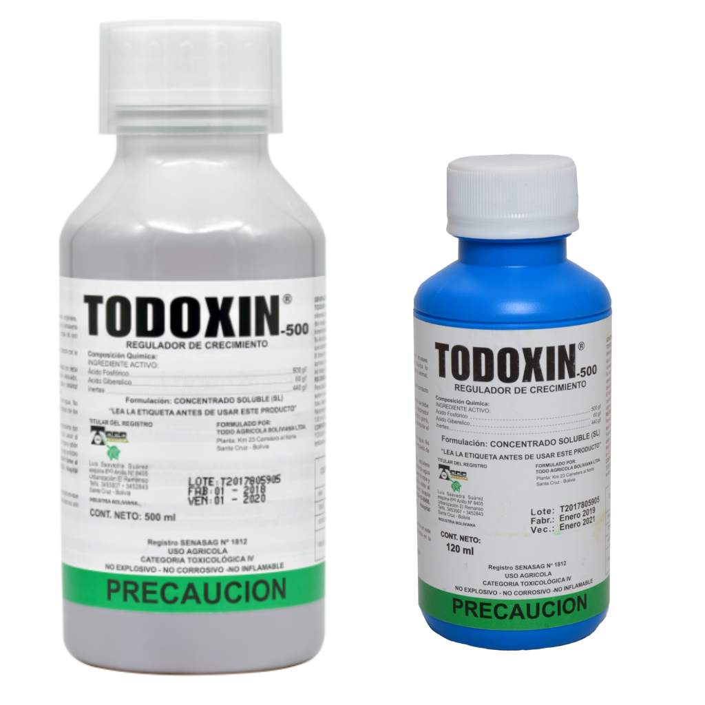 Envase Todoxin 500 de 120 ml y500 ml